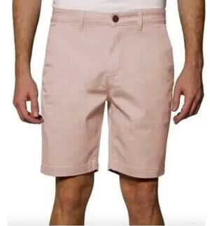 Monfrere Cruise Chino Short Men's 38 Pastel Pink 9" Mid Rise Relaxed Cotton NWT